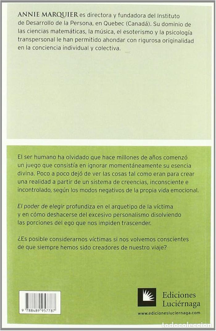 Libros: EL PODER DE ELEGIR - Annie Marquier - Foto 2