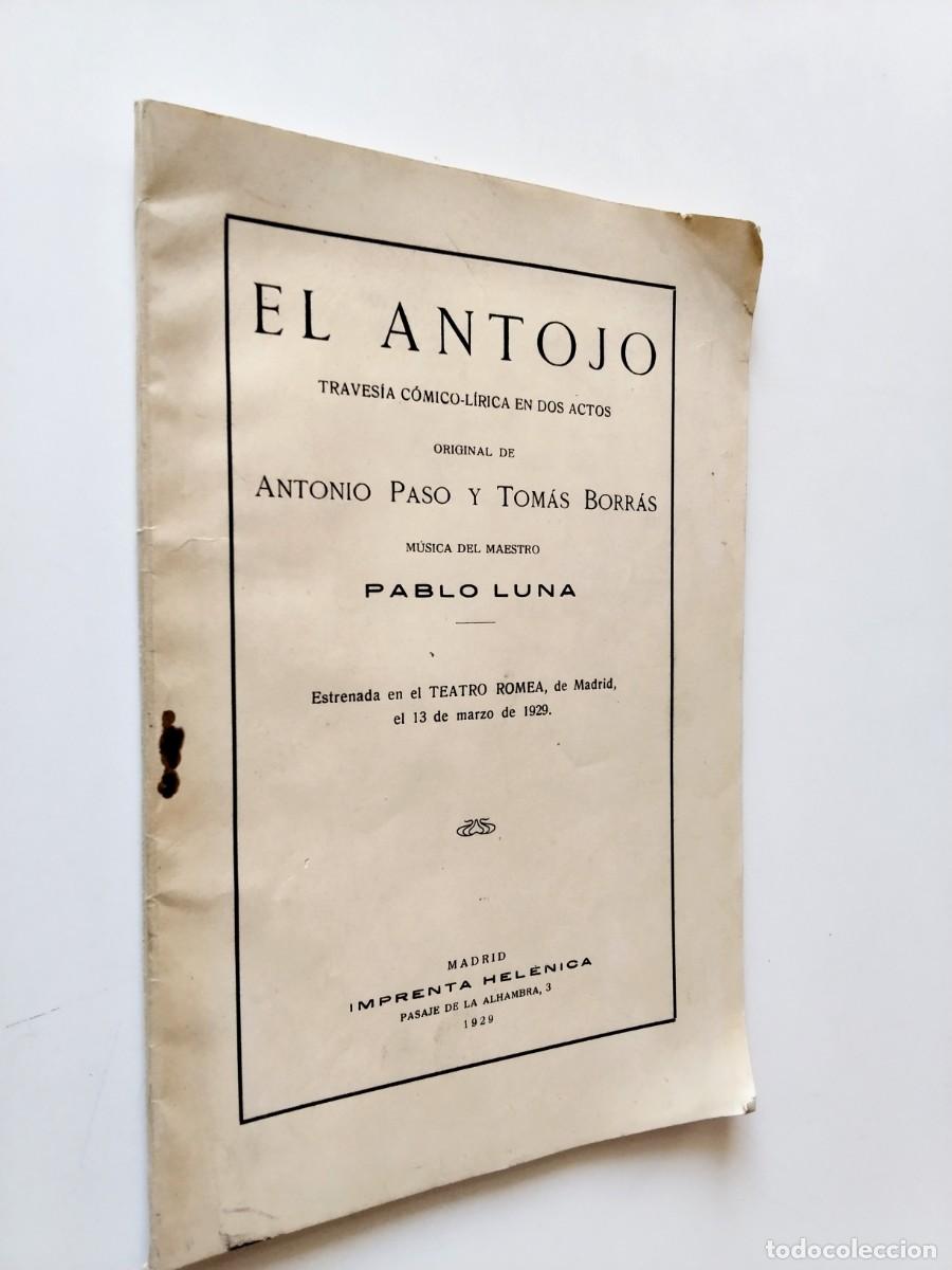 B&uuml;cher: Antonio Paso y Tom&aacute;s Borr&aacute;s - El antojo