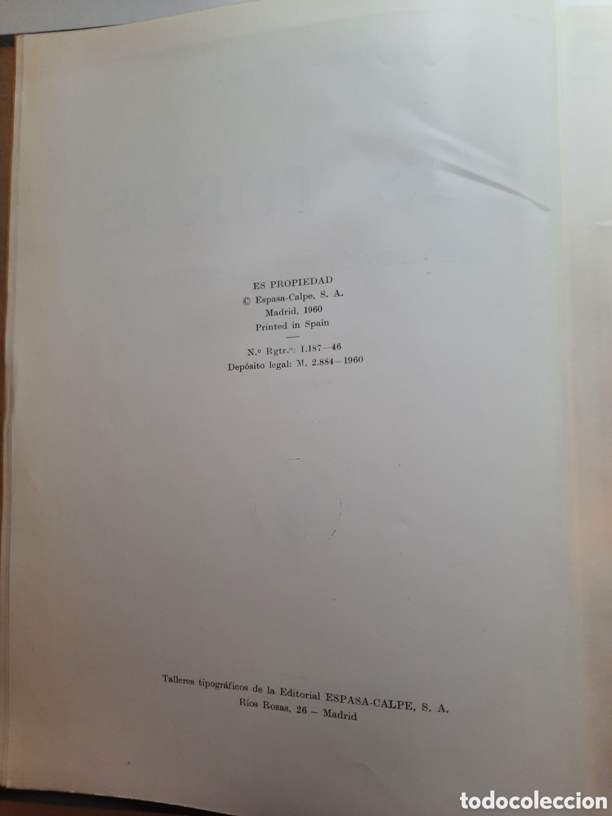 Libros: Los Toros - Coss&iacute;o - Espasa Calpe- Tomo 1 - Foto 7