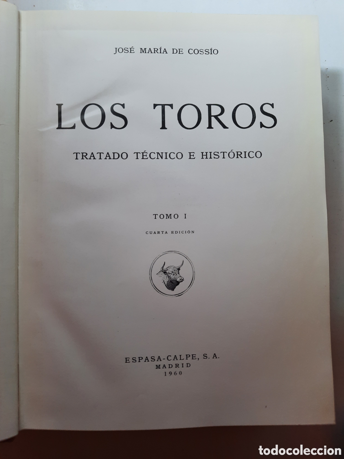Libros: Los Toros - Coss&iacute;o - Espasa Calpe- Tomo 1 - Foto 8