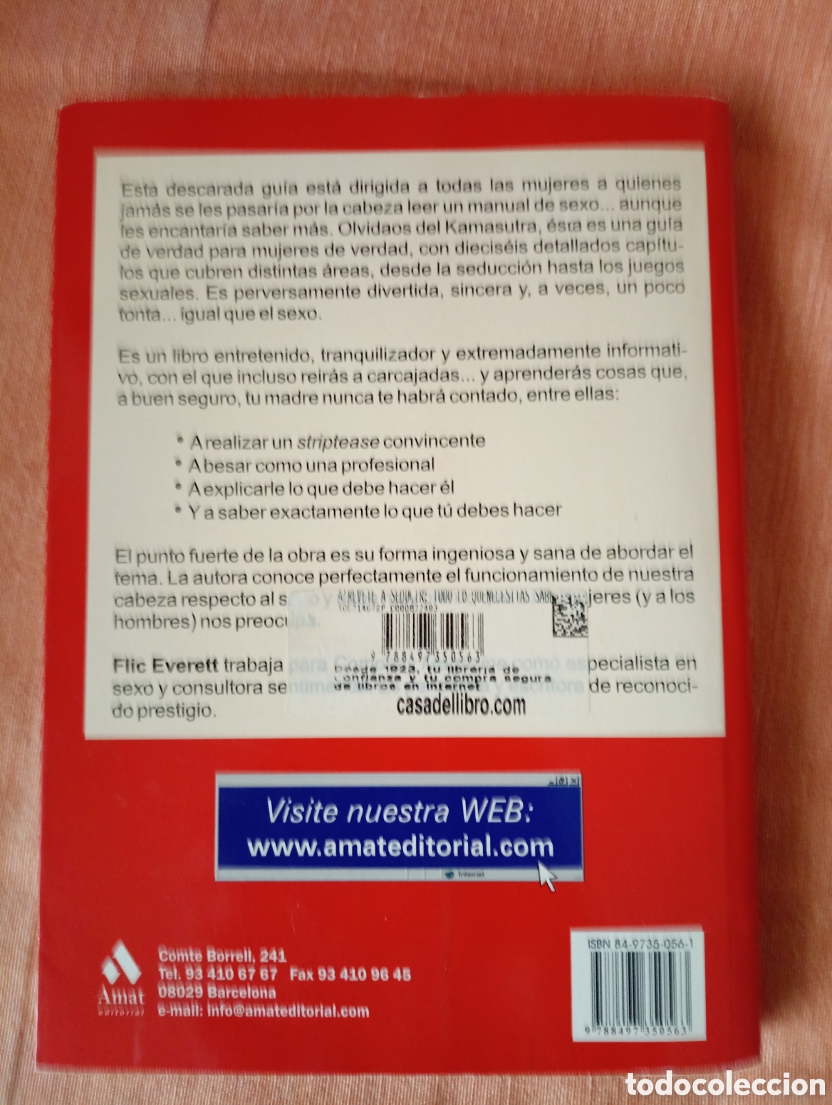 Libros: ATR&Eacute;VETE A SEDUCIR. FLIX EVERETT. AMAT EDITORIAL - Foto 2