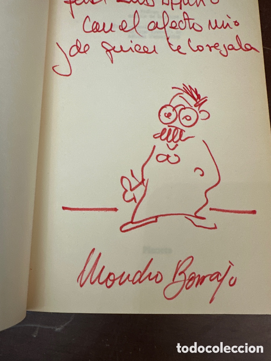 Libros: Moncho y tu El humor entre l&iacute;neas .A ti... por eso que sabes. Dibujo y dedicatoria de Moncho Borrajo