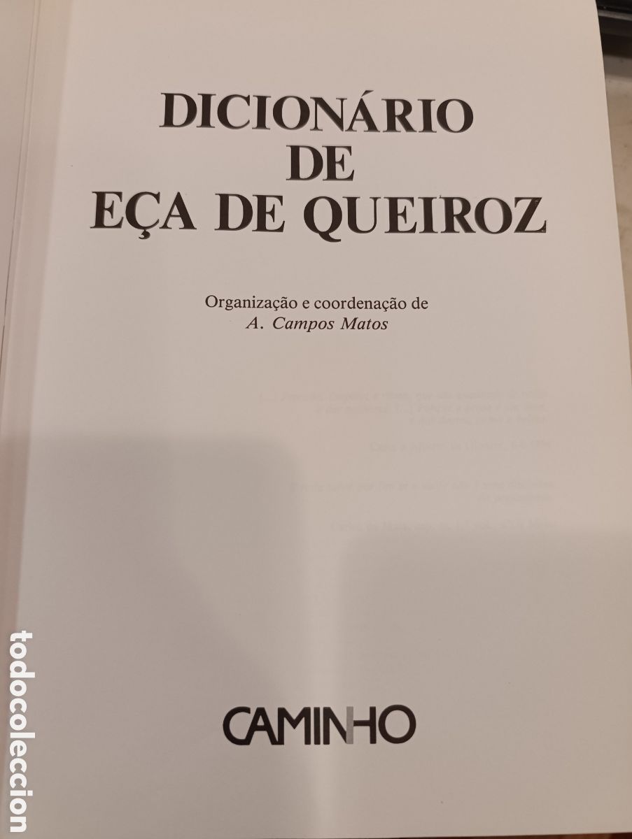 Libros: DICION&Aacute;RIO DE E&Ccedil;A DE QUEIROZ- MATOS CAMPOS. (A.)- CAMINHO - Foto 3