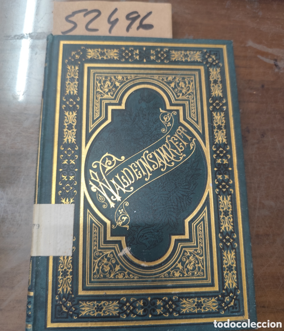 Libros: WALDEINSAMKEIT. Dichtung. SOLEDAD DEL BOSQUE. Poes&iacute;a. A&ntilde;o 1889 - VON SCHEFFEL,Joseph Viktor