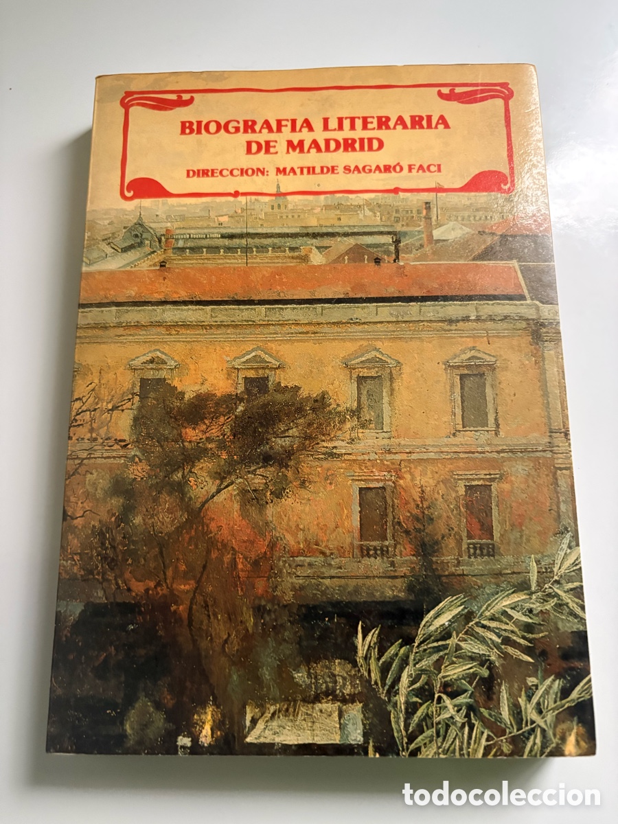 Libros: Biograf&iacute;a literaria de Madrid - Matilde Sagar&oacute; Faci ASM