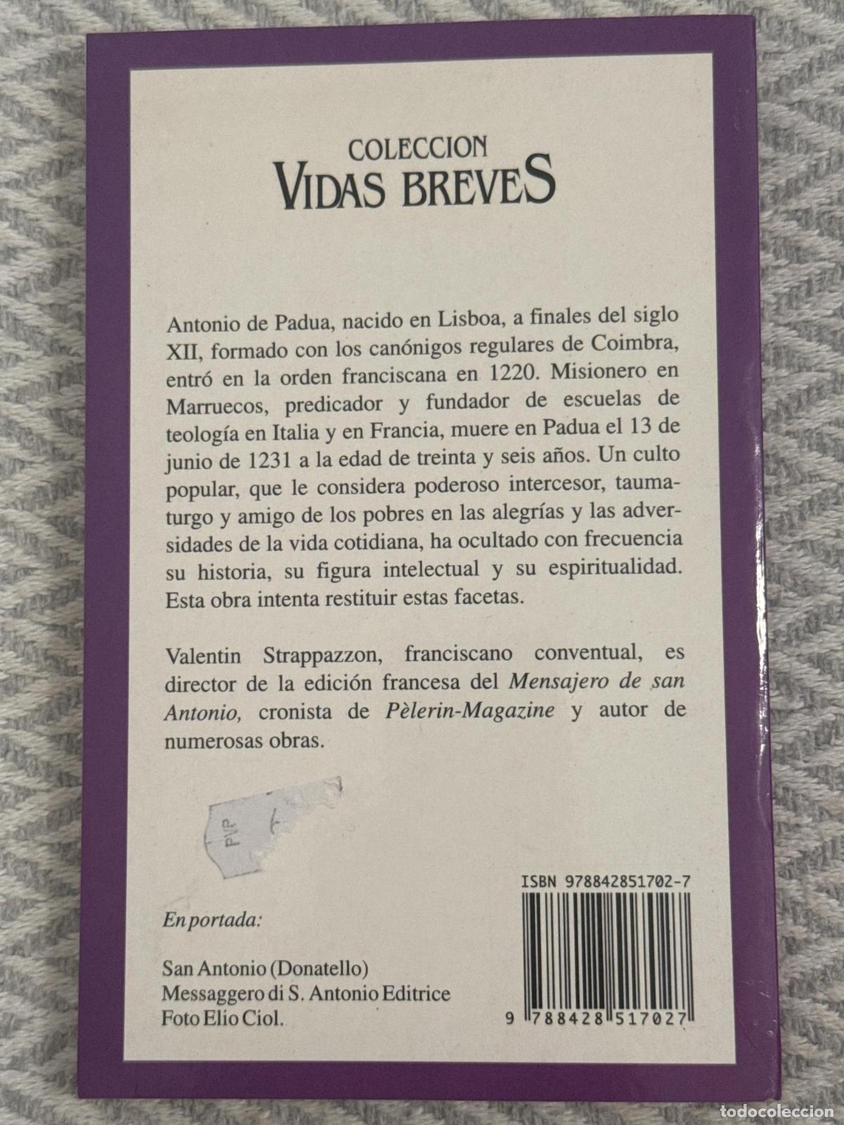 Libros: Vida de san Antonio de Padua - Valentin Strappazzon - Foto 3