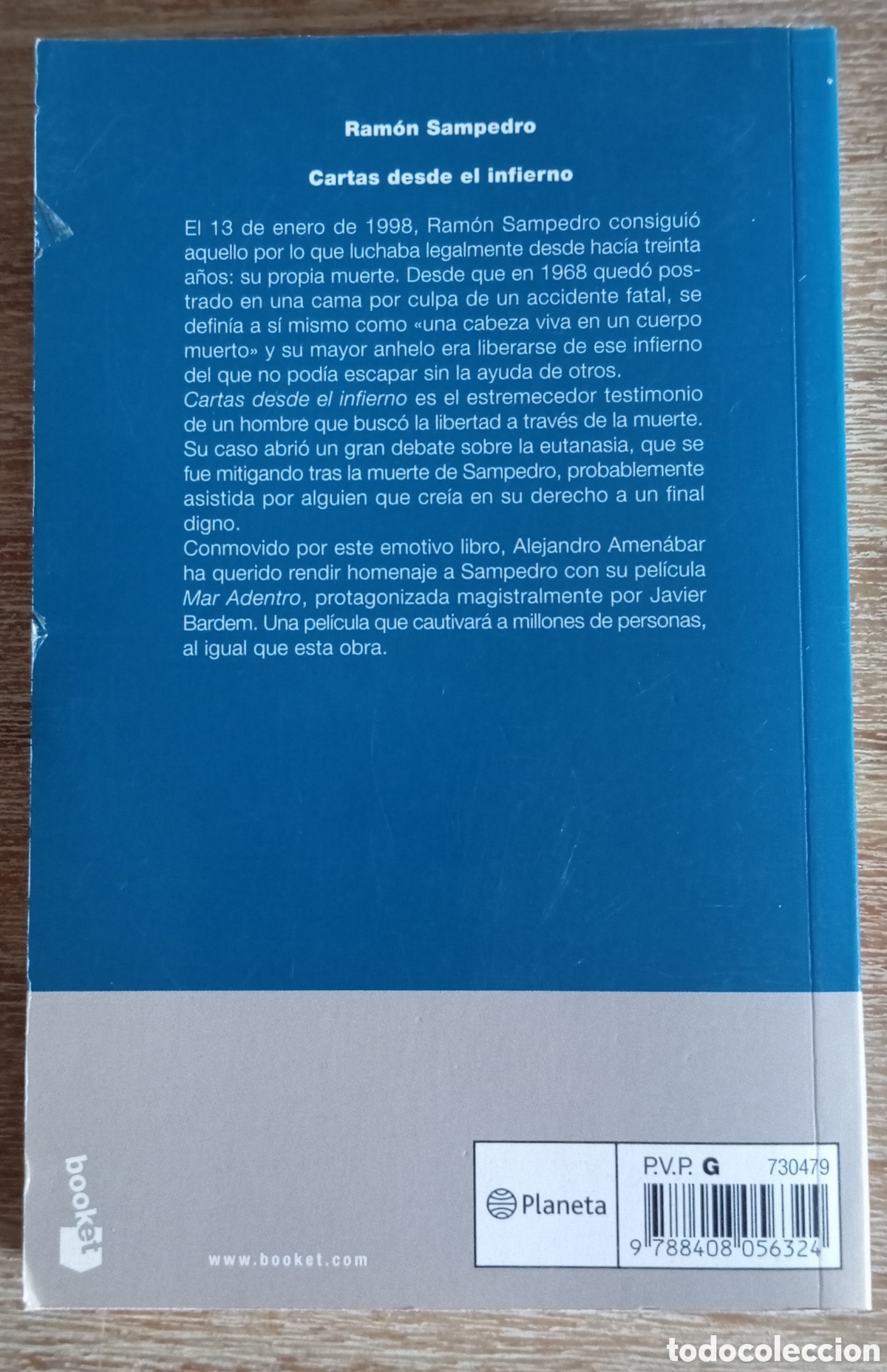 Libros: CARTAS DESDE EL INFIERNO - RAMON SAMPEDRO - Foto 2