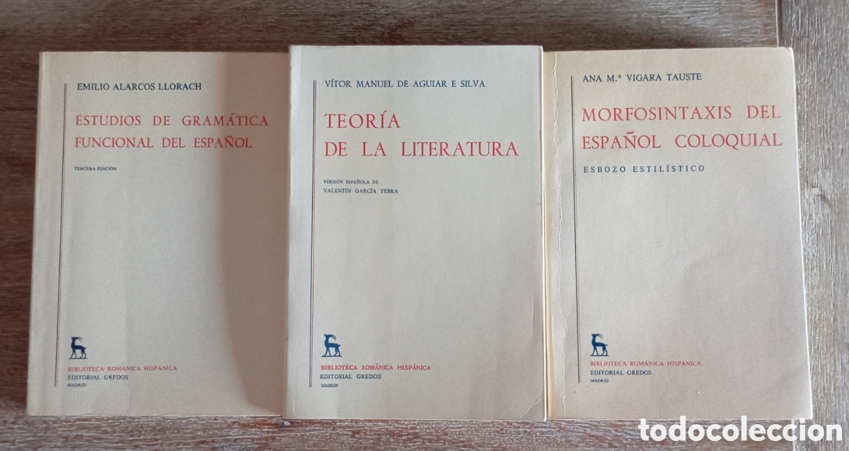Libros: MORFOSINTAXIS DEL ESPA&Ntilde;OL COLOQUIAL - ESTUDIOS DE GRAMATICA - TEORIA DE LA LITERATURA