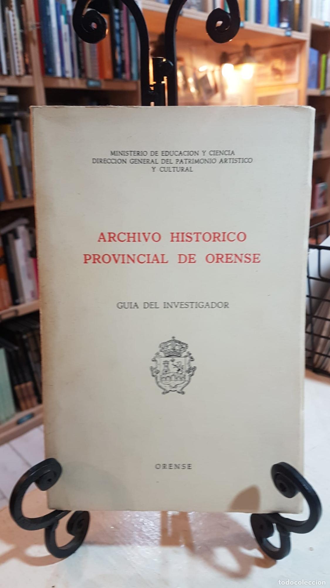 Libros: ARCHIVO HIST&Oacute;RICO PROVINCIAL DE ORENSE -