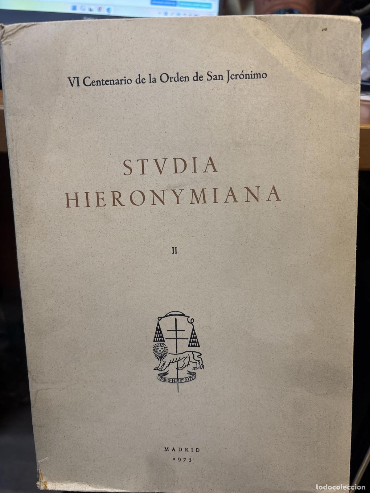 Libros: Studia Hieronymiana TOMOS I Y II - VV.AA - Foto 6
