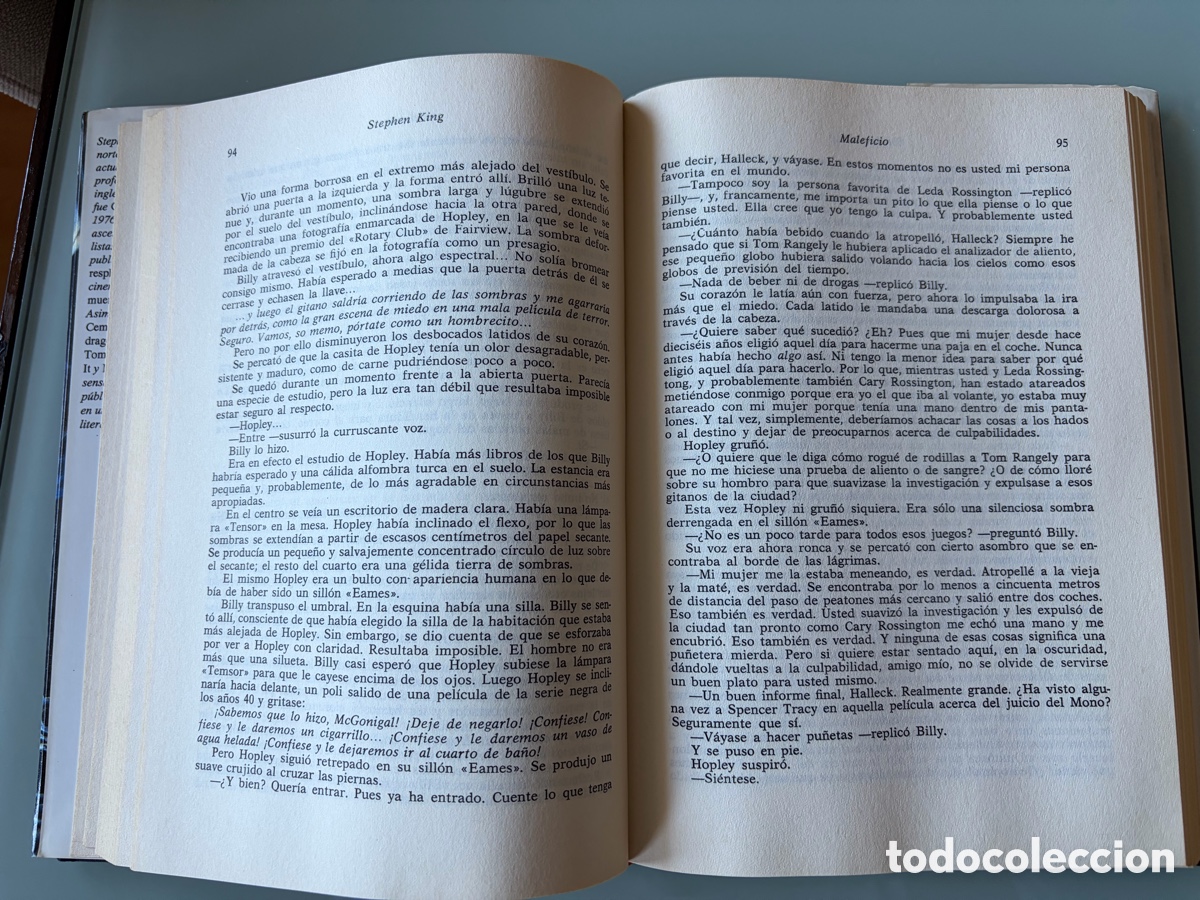 Libros: MALEFICIO STEPHEN KING PRIMERA EDICI&Oacute;N 1992 - Foto 3