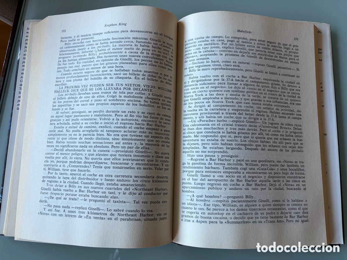 Libros: MALEFICIO STEPHEN KING PRIMERA EDICI&Oacute;N 1992 - Foto 4