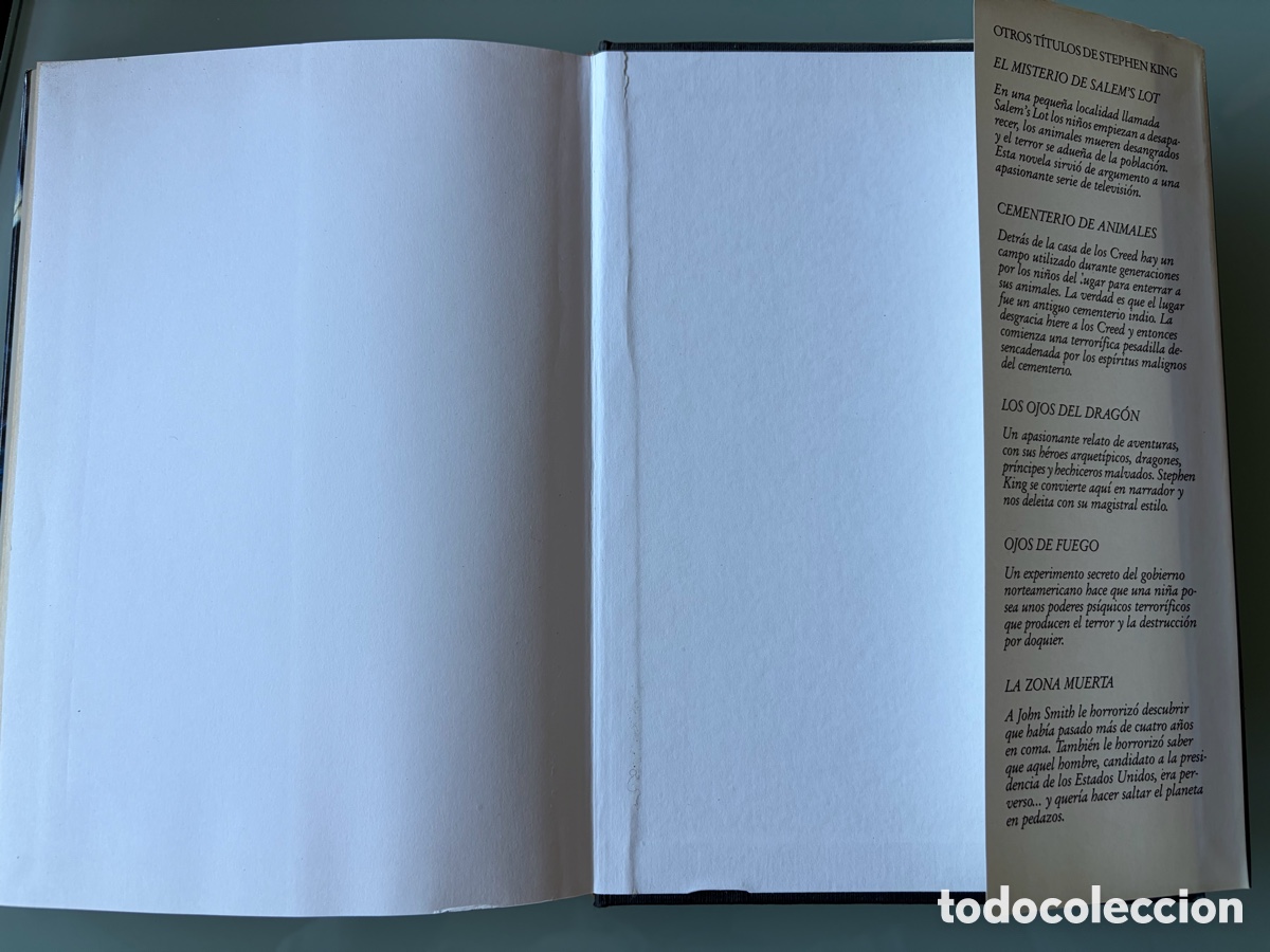 Libros: MALEFICIO STEPHEN KING PRIMERA EDICI&Oacute;N 1992 - Foto 6