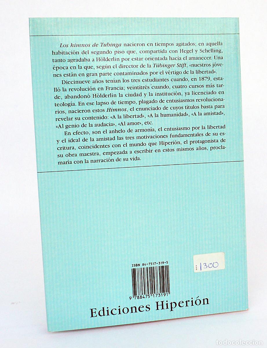 Libros: Los himnos de Tubinga, Friedrich Holderlin - Foto 4