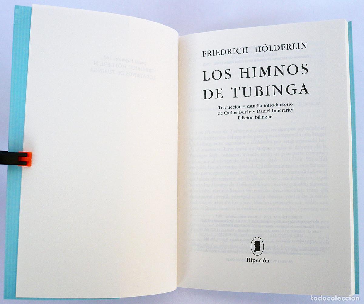 Libros: Los himnos de Tubinga, Friedrich Holderlin - Foto 5