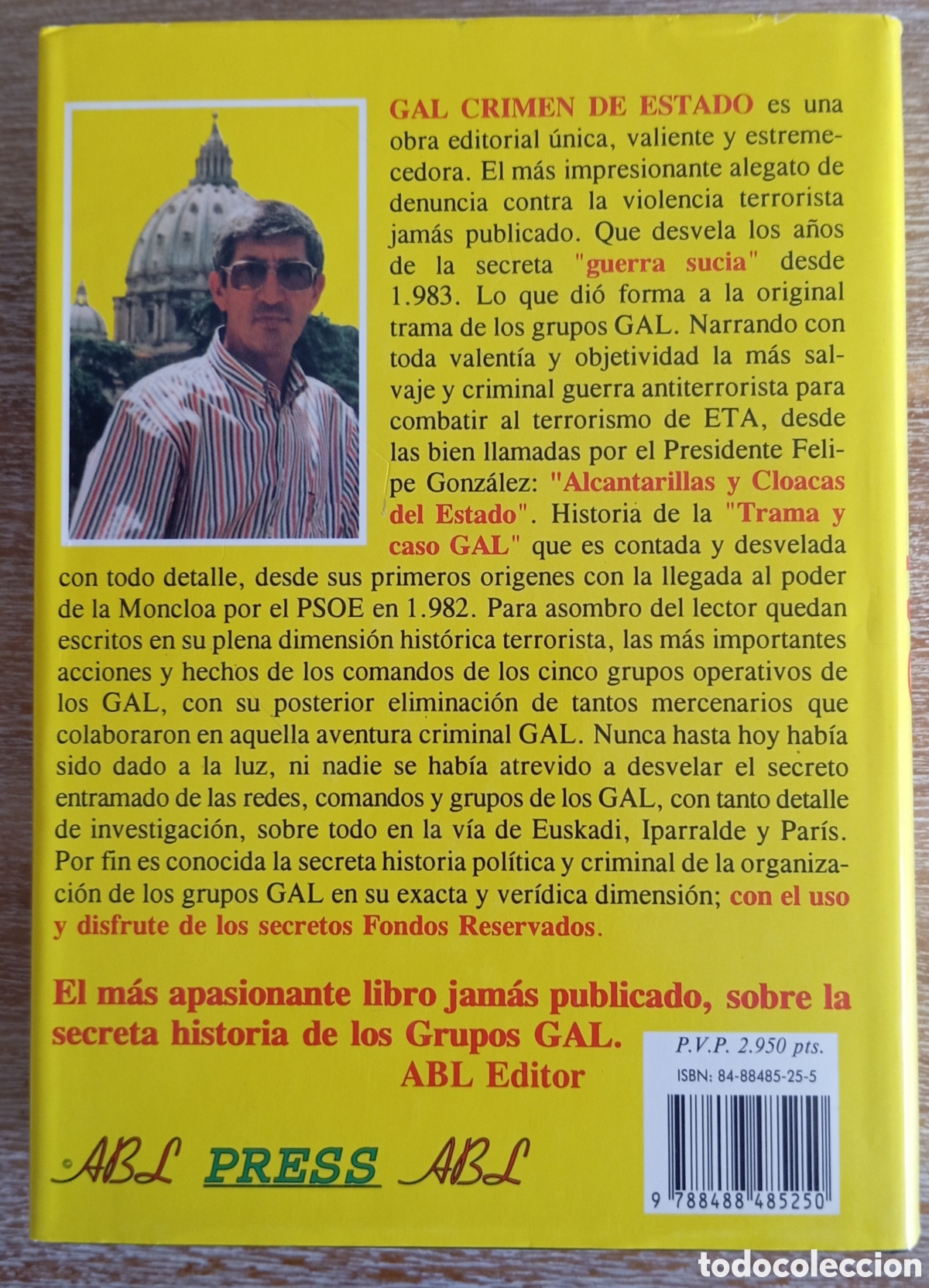 Libros: GAL CRIMEN DE ESTADO - ALVARO BAEZA - Foto 2