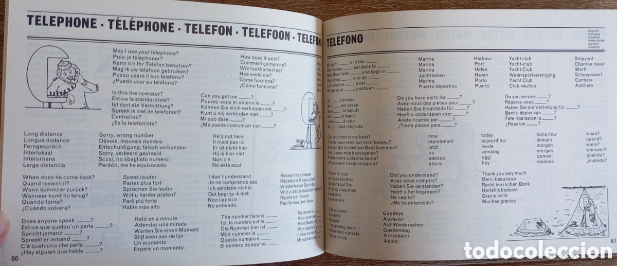 Libros: LEXICO MARINERO PALABRAS Y FRASES EN 6 IDIOMAS - Foto 4