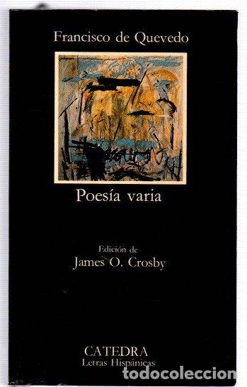 Libros: Poes&iacute;a varia - Quevedo, Francisco de