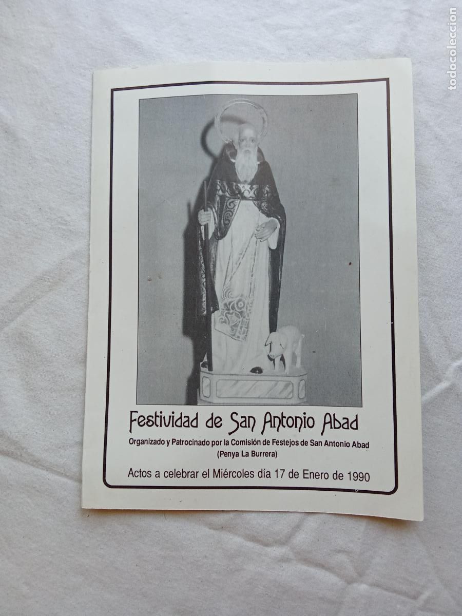 Libros: Festividad de San Antonio Abad. 17 Enero 1900 L.13773-1860
