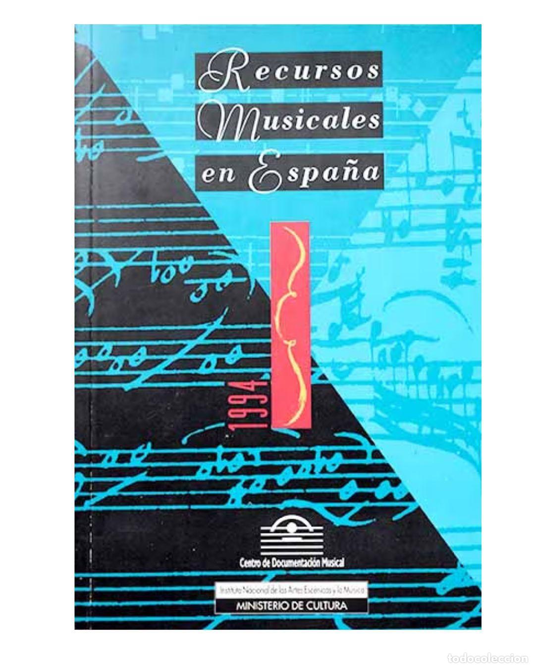 Libros: Recursos musicales en Espa&ntilde;a - AA.VV