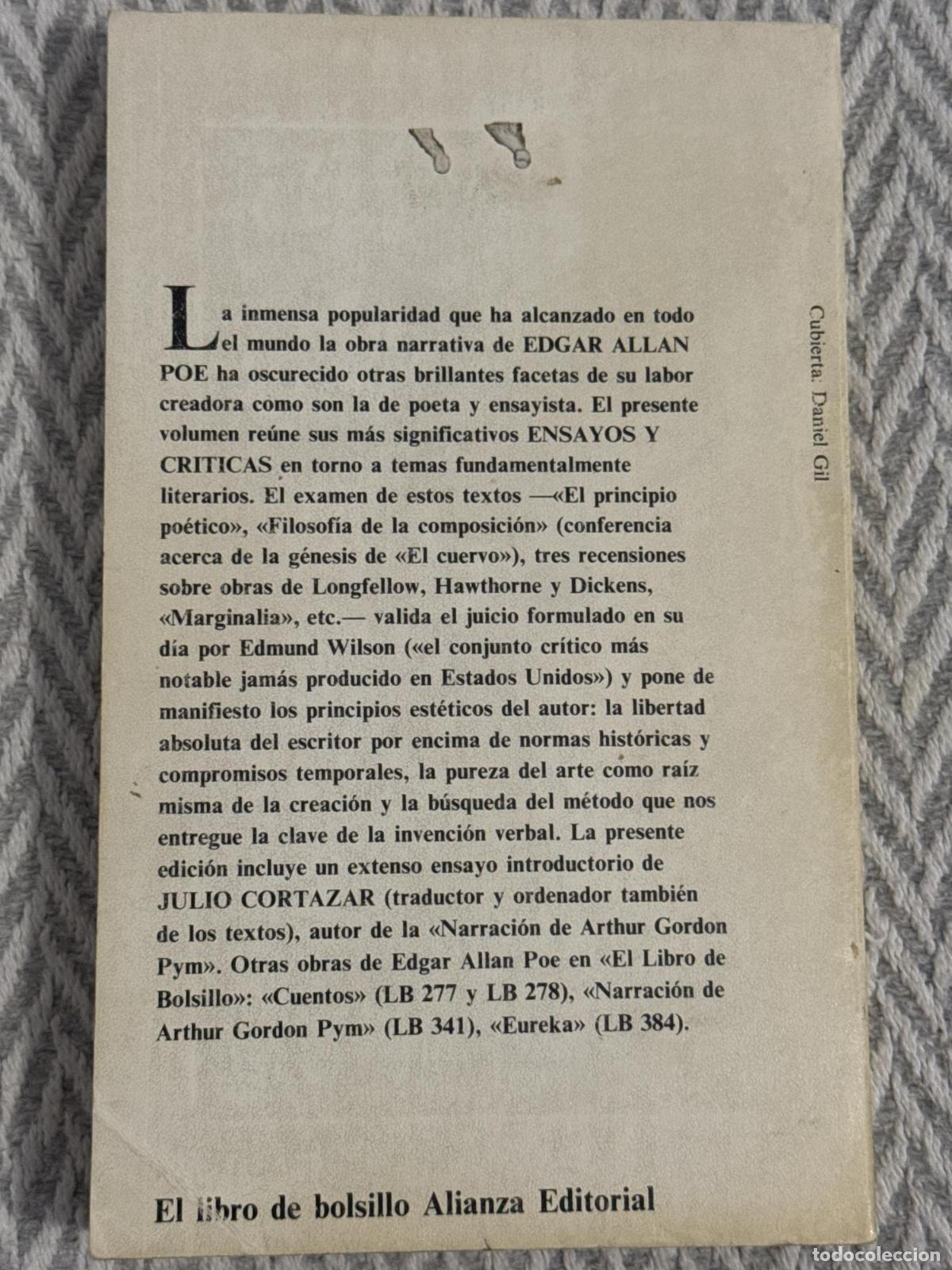 Libros: Ensayos y cr&iacute;ticas - Edgar Allan Poe - Foto 3