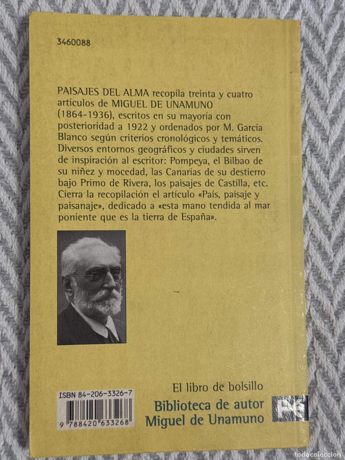Libros: Paisajes del alma - Miguel de Unamuno - Foto 3