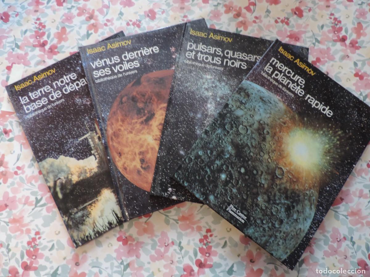 Libros: Lote 4 libros Biblioth&egrave;que de l'univers (Isaac Asimov).Libros en franc&eacute;s - Ed.Pere Castor/Flammarion