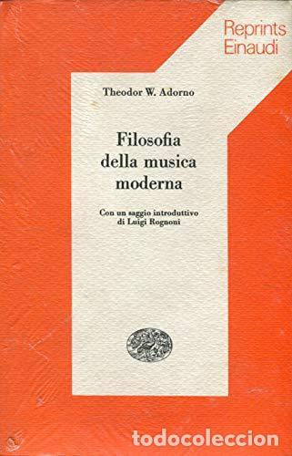 Livros em segunda m&atilde;o: Filosofia della musica moderna - Theodor W. Adorno