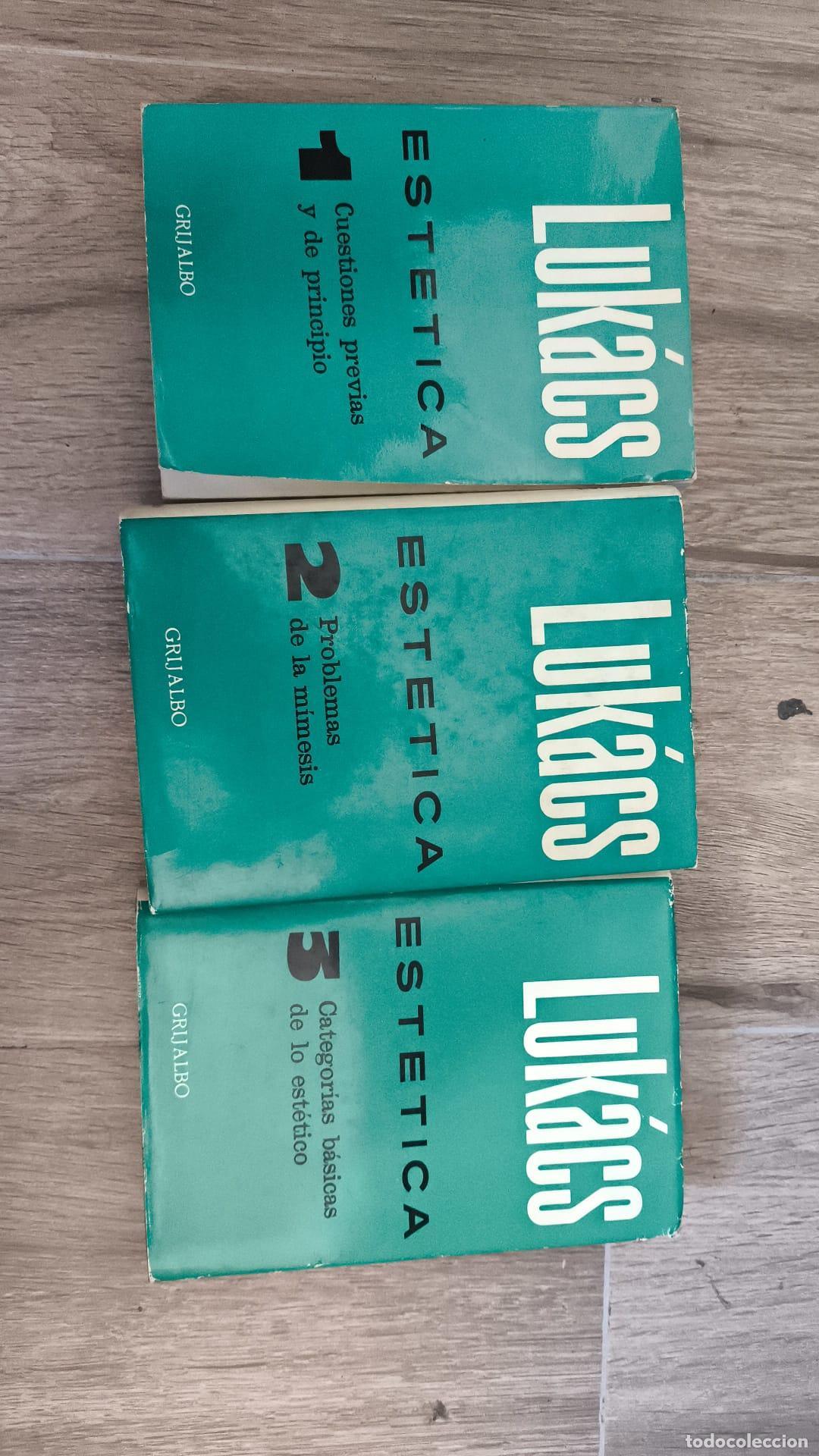 B&uuml;cher: Luk&aacute;cs ESTETICA VOL&Uacute;MENES 1, 2 Y 3 - Gy&ouml;rgy Luk&aacute;cs