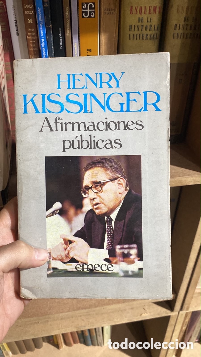 Libros: Afirmaciones publicas - Henry Kissinger - Foto 2