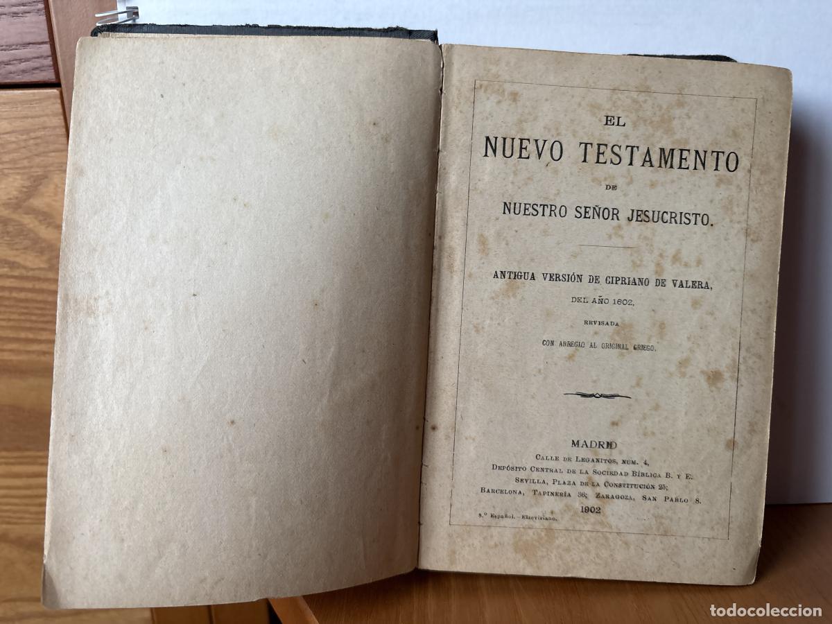 books: EL NUEVO TESTAMENTO DE NUESTRO SE&Ntilde;OR JESUCRISTO. ANTIGUA VERSION DE CIPRIANO DE VALERA - tdk225