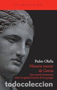 books: Historia menor de Grecia - Pedro Olalla Gonz&aacute;lez