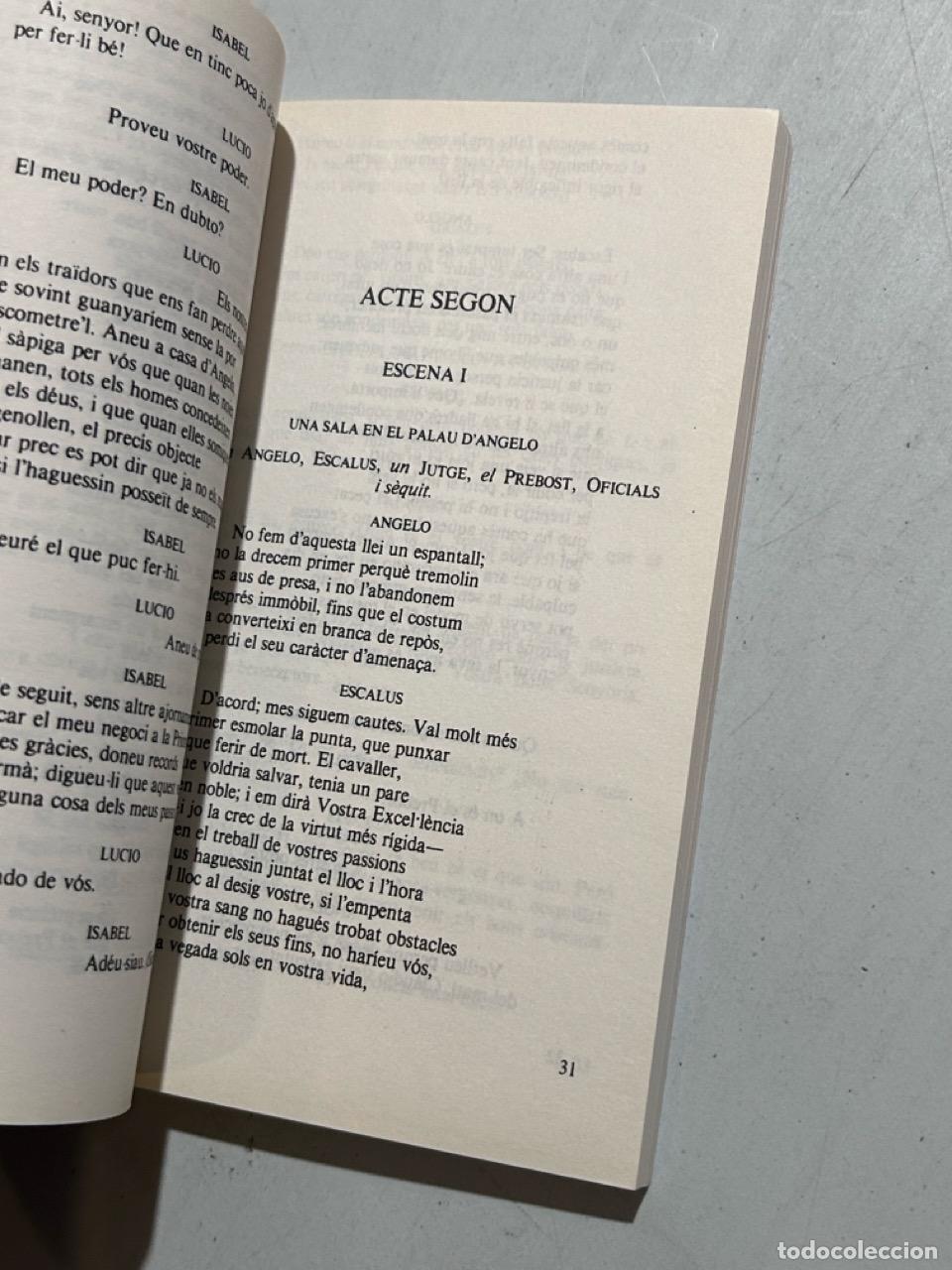Libros: William Shakespeare - Mesura per mesura - Foto 2