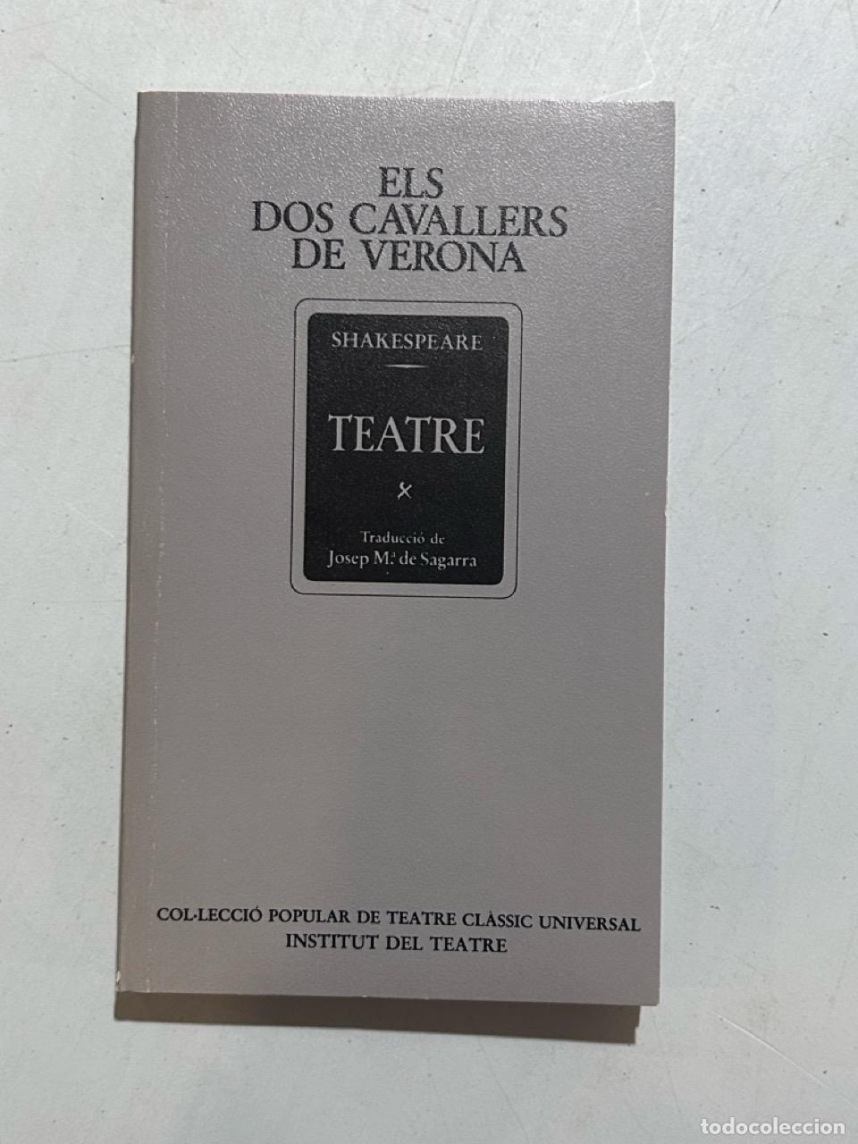 Libri di seconda mano: William Shakespeare - Els dos cavallers de Verona
