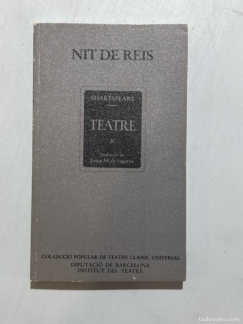 Livros em segunda m&atilde;o: William Shakespeare - Nit de reis