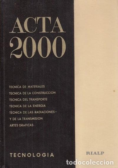 Libri di seconda mano: Acta 2000. Tecnolog&iacute;a- 9788432107306