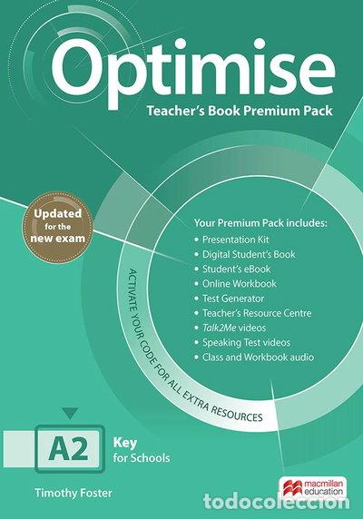 Livres: Optimise A2 Teacher's Book Premium Pack- 9781380033710