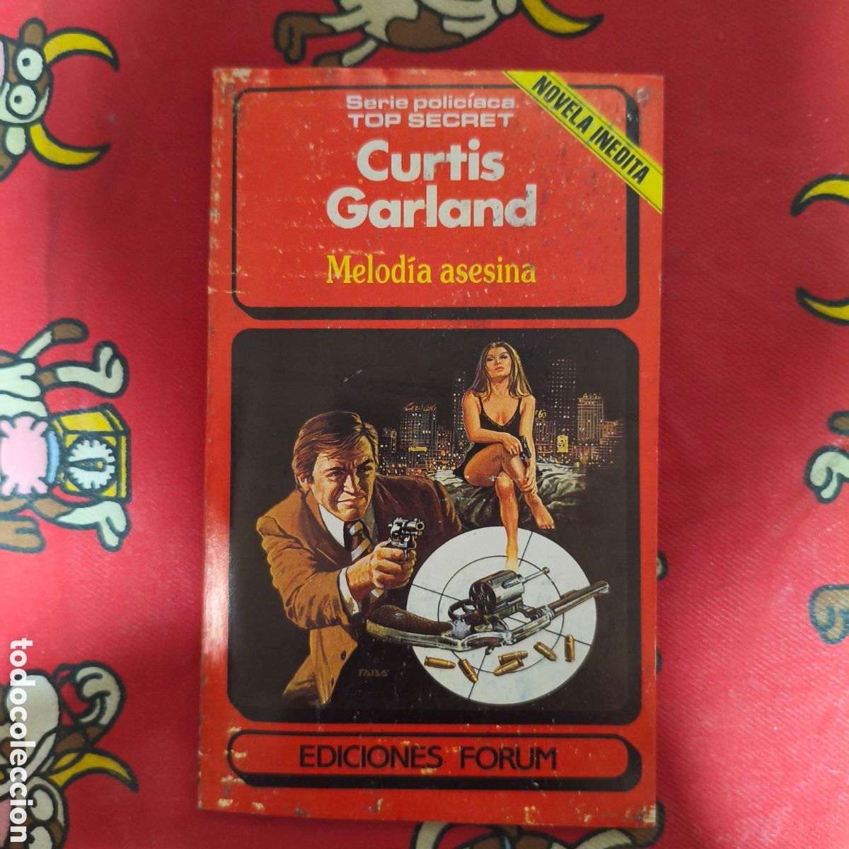 Libros: MELODIA ASESINA - NOVELA INEDITA CURTIS GARLAND - SERIE POLICIACA TOP SECRET - EDICIONES FORUM