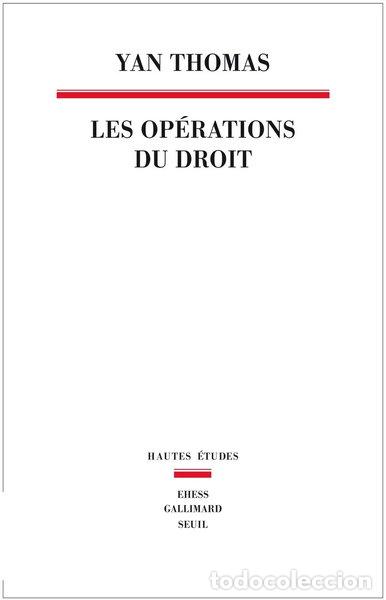 Livres: Les Op&eacute;rations du droit- 9782021022582