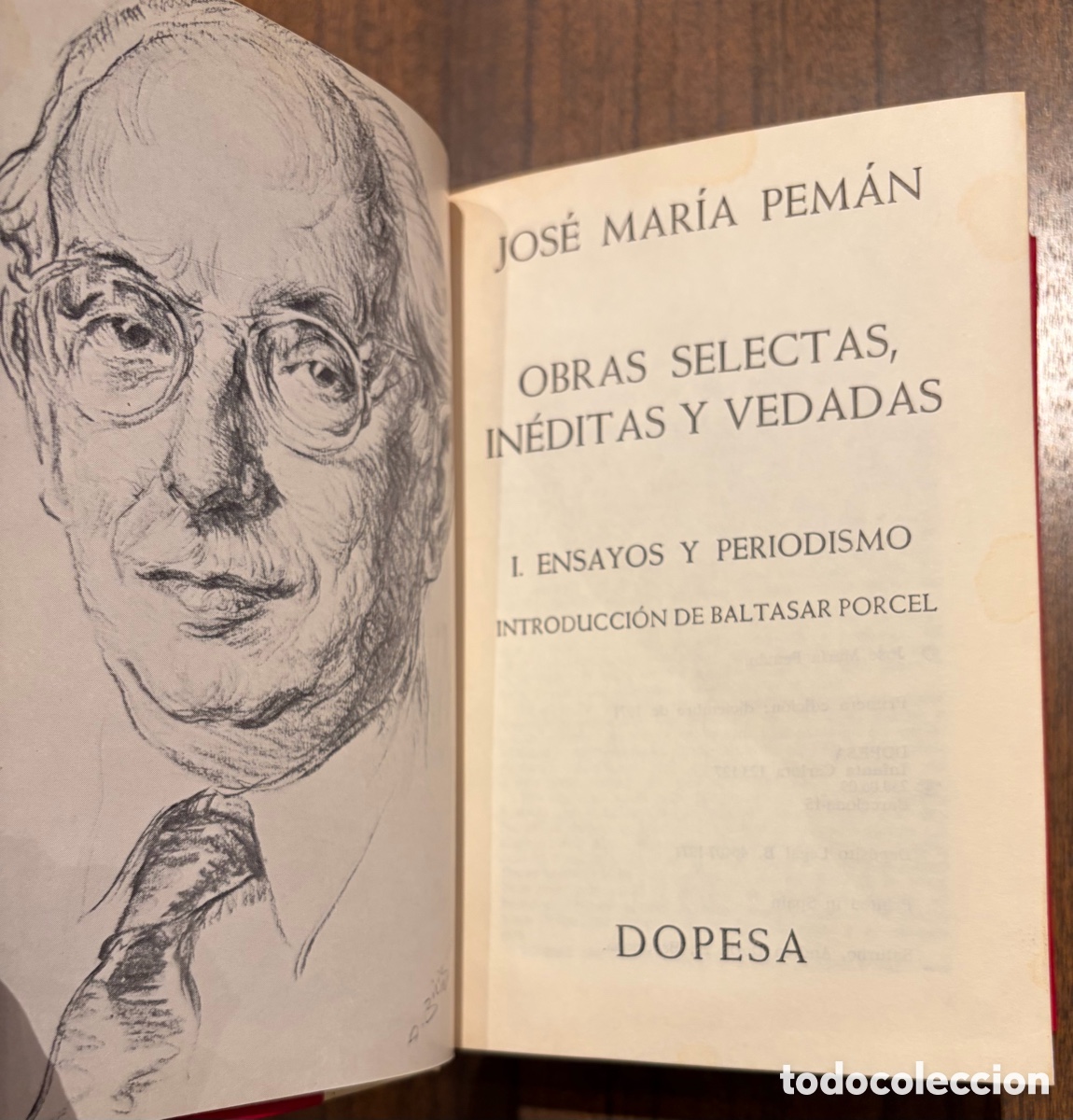 Libros: Obras selectas, in&eacute;ditas y vedadas, de Jos&eacute; Mar&iacute;a Pem&aacute;n - Foto 3
