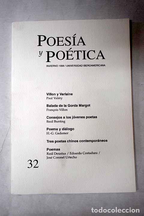 books: Poes&iacute;a y po&eacute;tica, n&ordm; 32