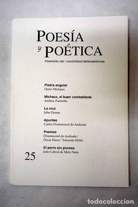 books: Poes&iacute;a y po&eacute;tica, n&ordm; 25