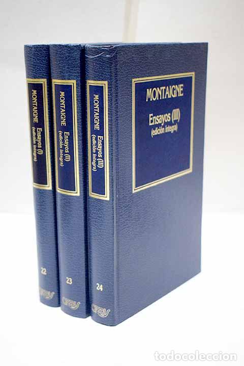 Libros: Ensayos completos: Montaigne, Michel de.- Montaigne, Michel de - Foto 1