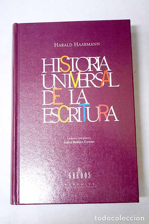 Libros: Historia universal de la escritura.- Haarmann, Harald - Foto 1
