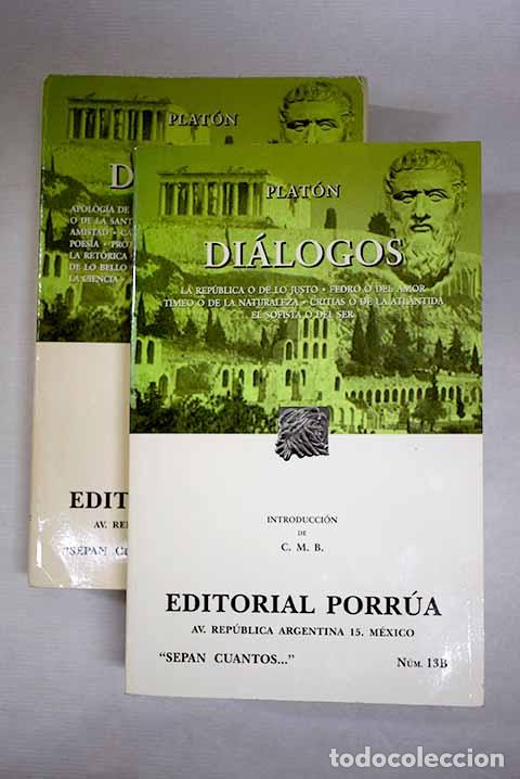 Livros em segunda m&atilde;o: Di&aacute;logos: Plat&oacute;n: Porr&uacute;a..- Plat&oacute;n