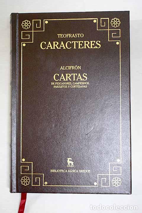 Libros: Caracteres: Teofrasto.- Teofrasto - Foto 1