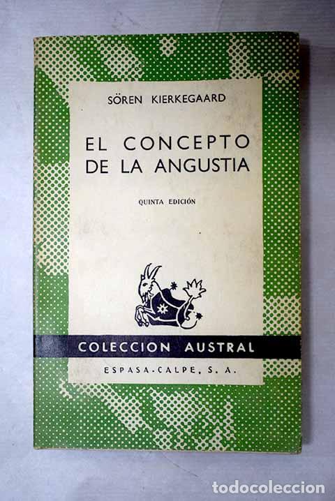 Libros: El concepto de la angustia.- Kierkegaard, S&oslash;ren - Foto 1
