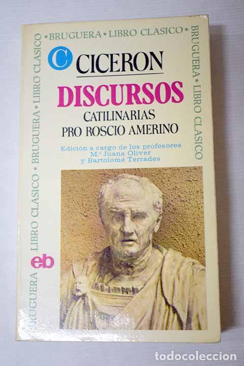 Libros: Discursos: Catilinarias. Pro Roscio Amerino.- Cicer&oacute;n, Marco Tulio