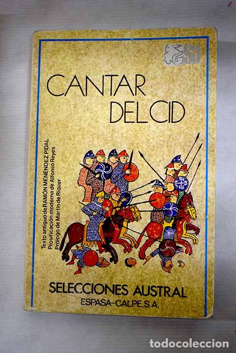 Libros: Cantar del Cid: : Espasa Calpe. - Foto 1