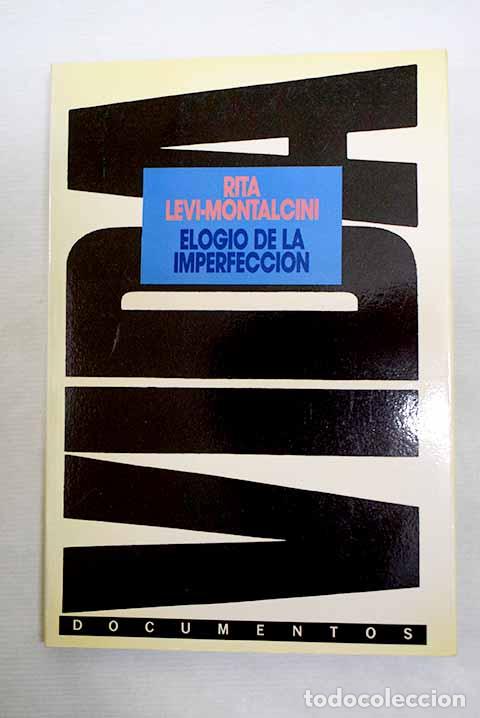 Libros: Elogio de la imperfecci&oacute;n.- Levi Montalcini, Rita - Foto 1